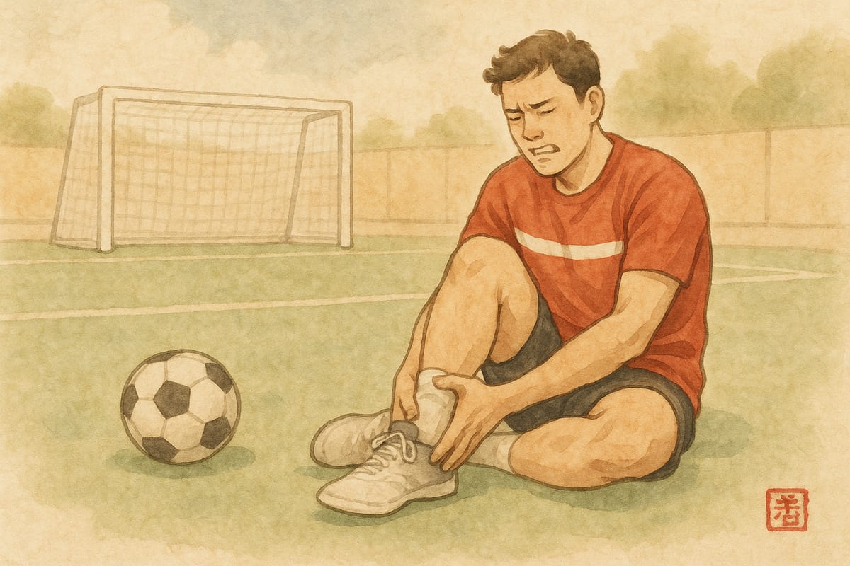 축구하다 발목 한 번 삐끗, 그냥 두면 괜찮아질까요? — 자꾸 접질리는 발목, 처음 며칠이 중요합니다