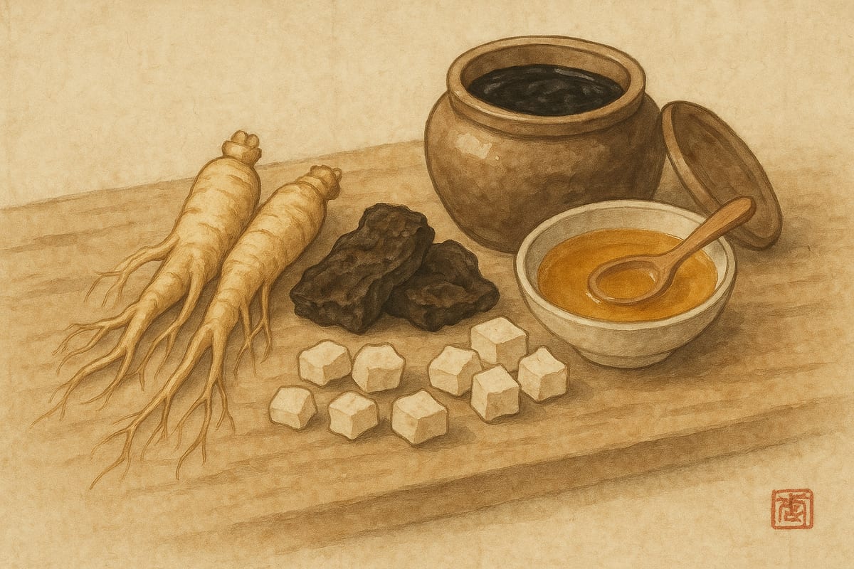 경옥고에 쓰이는 약재
